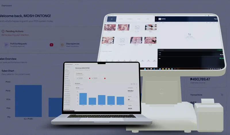 Matadero Meatshop — A POS system for Windows and Android tablets paired with a Laravel + React web d